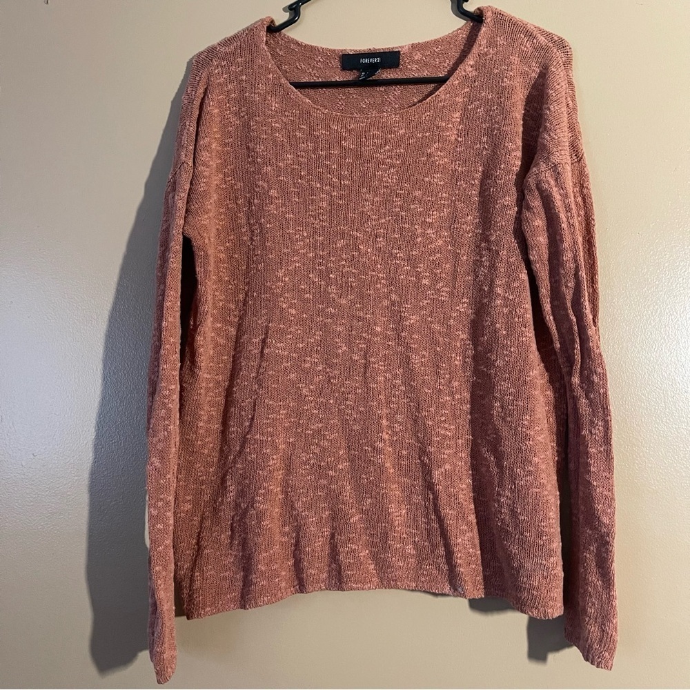 Forever 21 burnt orange Knit Top size small